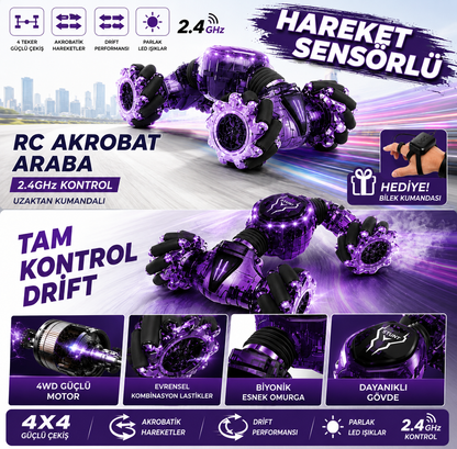 ToyzzLand Şarjlı 4x4 Uzaktan Kumandalı Drift Araba